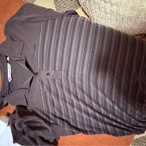 Travis Mathew charcoal golf polo